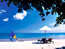 НJimbaran Puri Bali Hotel. Пляж